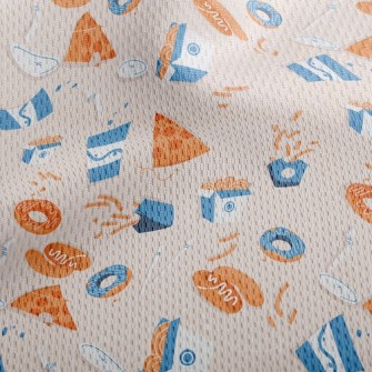 Fast Food Athletic Mesh Flat Back