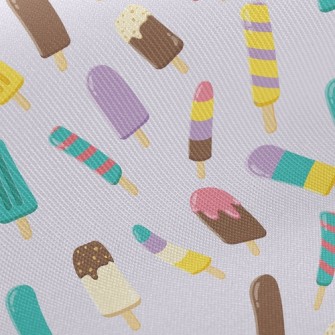 Various Flavors Of Popsicles Twill