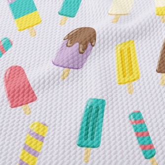 Various Flavors Of Popsicles Birdseye Piqué