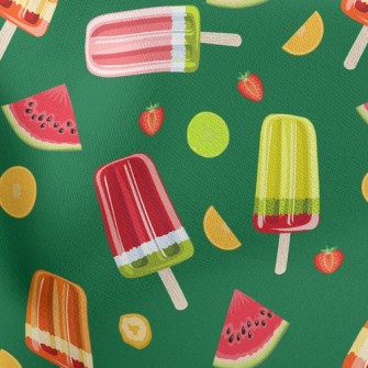 Bright Fruit Popsicles Stretch Ponte