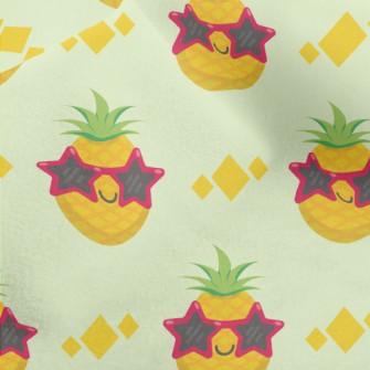 Star Glasses Pineapple Micro Fleece