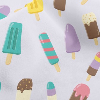 Various Flavors Of Popsicles Micro Fleece