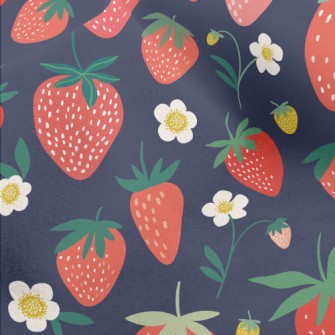 Sweet And Delicious Strawberri Micro Fleece