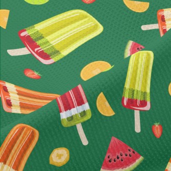 Bright Fruit Popsicles Piqué