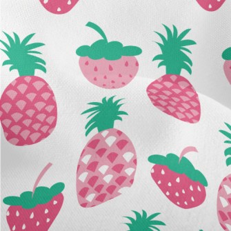 Fun Strawberry Pineapple Lightweight Performance Linen