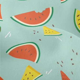 Yellow And Red Flesh Watermelo Lightweight Performance Linen