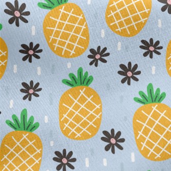 Bromeliad Garden Jersey Backed Fleece