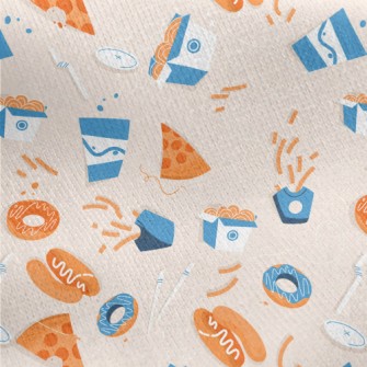 Fast Food Jersey Backed Fleece