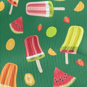 Bright Fruit Popsicles Stretch Jersey