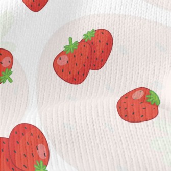 Mini Strawberries Stretch Jersey