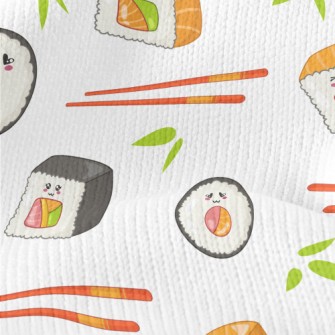Sushi Rolls And Chopsticks Stretch Jersey