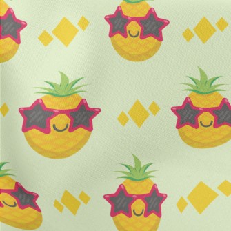 Star Glasses Pineapple Lightweight Cotton Poplin