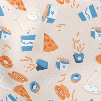 Fast Food Lightweight Cotton Poplin