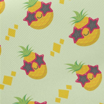 Star Glasses Pineapple Midweight Cotton Poplin