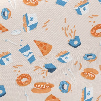 Fast Food Midweight Cotton Poplin