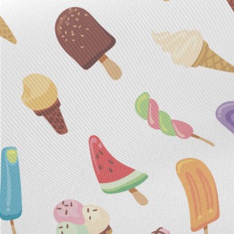 Special Shape Ice Cream Midweight Cotton Poplin