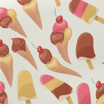 Chocolate Flavored Ice Midweight Cotton Poplin