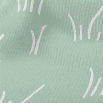 Simple Weed Pattern Terry