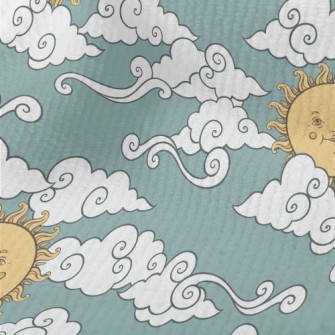 Faces, Sun, And Clouds Terry