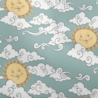 Faces, Sun, And Clouds Dobby