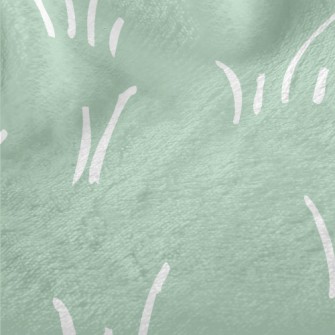 Simple Weed Pattern Minky