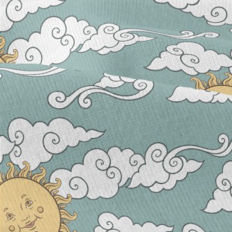 Faces, Sun, And Clouds Modern Jersey