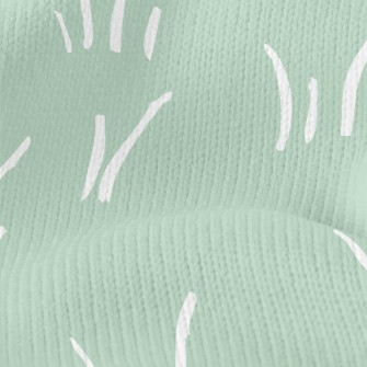 Simple Weed Pattern Stretch Jersey