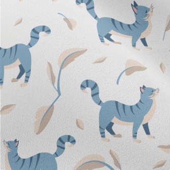 Proud Blue Cat Chiffon