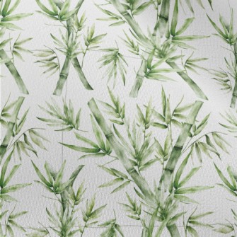 Watercolor Hand Painted Bamboo Chiffon