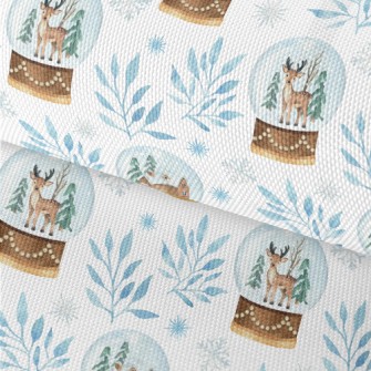 Winter Christmas Snow Globe Waterproof Oxford