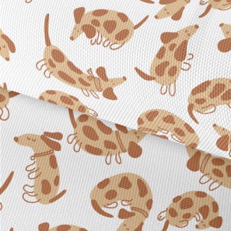 Cute Spotted Dachshund Waterproof Oxford