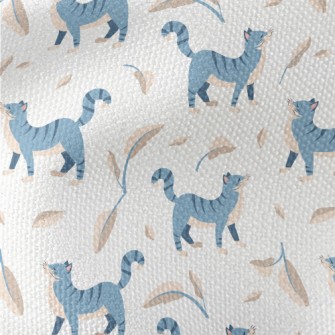 Proud Blue Cat Waterproof Canvas