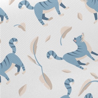 Proud Blue Cat Twill