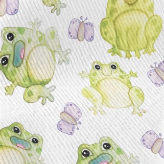 Watercolor Hand Drawn Frog Standard Corduroy