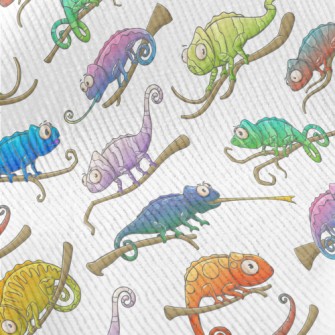 Funny Cartoon Chameleon Standard Corduroy