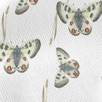Hand Drawn Meadow Butterflies Standard Corduroy