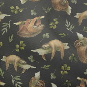 Watercolor Hand Drawn Sloth Dobby