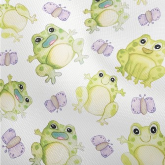 Watercolor Hand Drawn Frog Dobby