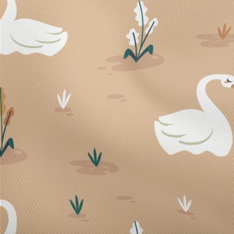 Elegant Cartoon Swan Dobby