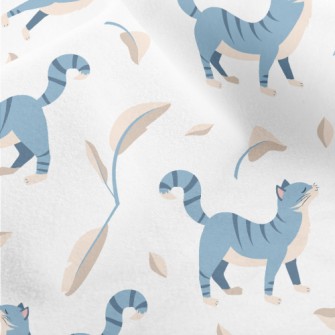 Proud Blue Cat Micro Fleece