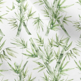 Watercolor Hand Painted Bamboo Micro Fleece