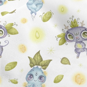 Fantasy Forest Elves Micro Fleece