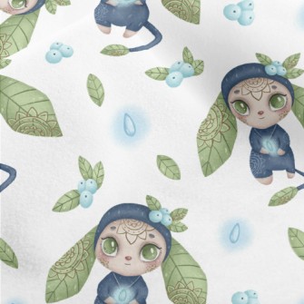 Beautiful Forest Elf Micro Fleece