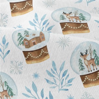 Winter Christmas Snow Globe Modern Jersey