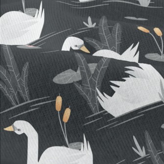 Elegant White Swan Modern Jersey