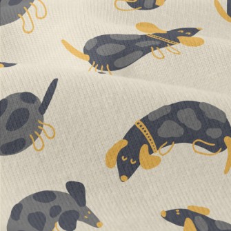 Black Dachshund Doodle Modern Jersey