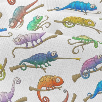 Funny Cartoon Chameleon Modern Jersey