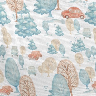 Winter Forest Drive Pongee