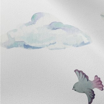 Flying Birds In The Sky Chiffon