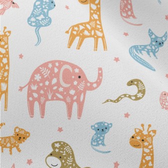 Plant Decoration Animals Chiffon